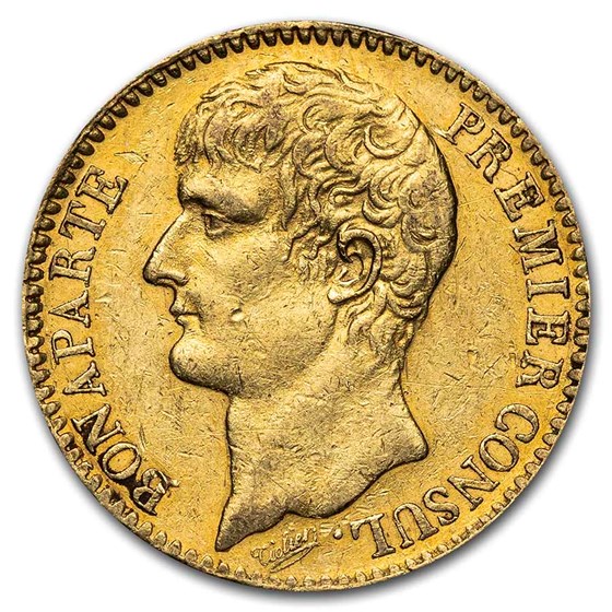 1802-1806 (AN11/AN14) France Gold 40 Francs AU