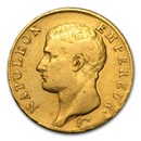1802-1806 (AN11/AN14) France Gold 40 Francs (Avg Circ)