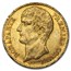 1802 AN XI France Gold 40 Francs Napoleon AU