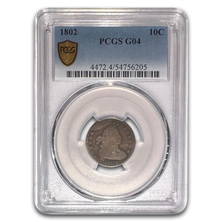1802 Draped Bust Dime Good-4 PCGS