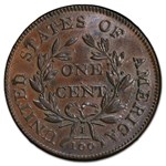 1802 Draped Bust Large Cent MS-64 PCGS (Brown, S-232)