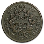 1802 Large Cent w/Stems VF