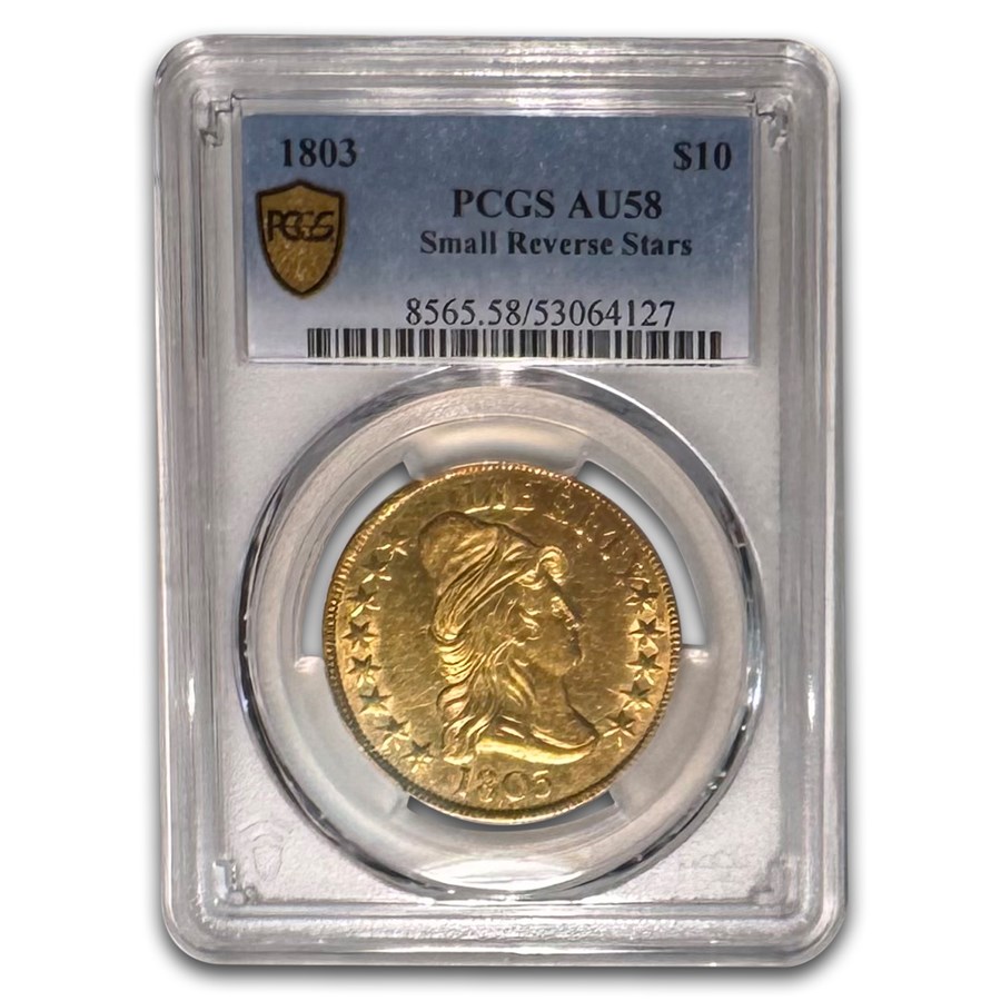 1803 $10 Turban Head Gold Eagle AU-58 PCGS
