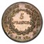 1803-A France Silver 5 Francs Napoleon AU-58 NGC