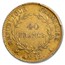1803 (AN 12A) France Gold 40 Francs Napoleon XF-45 PCGS