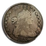 1803 Draped Bust Dollar Fine-12 NGC (BB-255, B-6 Large 3)