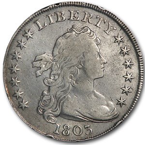 1803 Draped Bust Dollar VF Details (Cleaned) 1803 Draped Bust Dollar VF Details (Cleaned)