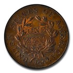 1803 Draped Bust Large Cent MS-64 NGC CAC (Red/Brown)