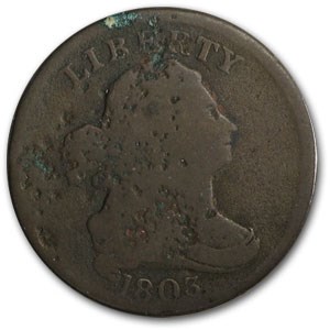 1803 Half Cent VG Details 1803 Half Cent VG Details