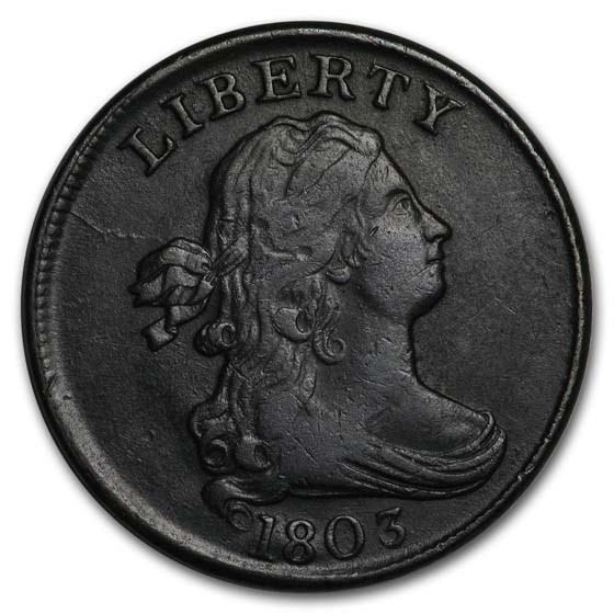 1803 Half Cent XF 1803 Half Cent XF
