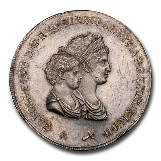 1803 Italy Silver 10 Lire Ludovico/Louisa MS-63+ NGC (Tuscany) 1803 Italy Silver 10 Lire Ludovico/Louisa MS-63+ NGC (Tuscany)
