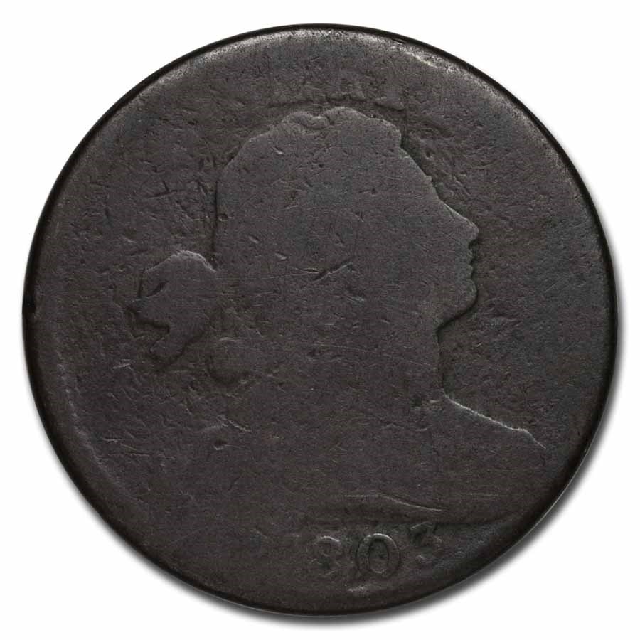 1803 Large Cent Sm Date/Lg Fraction AG