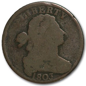 1803 Large Cent Sm Date/Lg Fraction Good 1803 Large Cent Sm Date/Lg Fraction Good