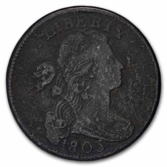 1803 Large Cent Sm Date/Lg Fraction VF-35 Details