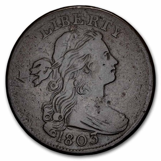 1803 Large Cent Sm Date/Sm Fraction VF