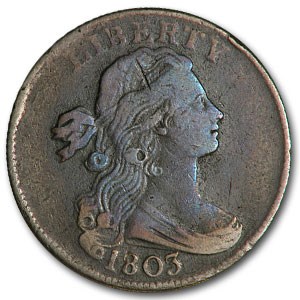 1803 Large Cent Sm Date/Sm Fraction VF 1803 Large Cent Sm Date/Sm Fraction VF
