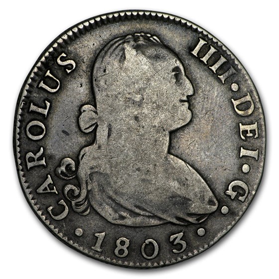 1803 Spanish Empire Silver 4 Reales Fine 1803 Spanish Empire Silver 4 Reales Fine