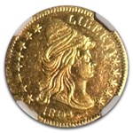 1804 $2.50 Gold Quarter Eagle Capped Bust AU-58 NGC (14 Stars)