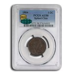 1804 Half Cent AU-58 PCGS CAC (Brown, Spiked Chin)