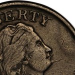 1804 Half Cent Spiked Chin VF