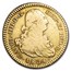 1804-M FA Spain Gold 2 Escudos Charles IIII Fine (Strike-Through)