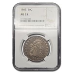 1805 Bust Half Dollar AU-53 NGC