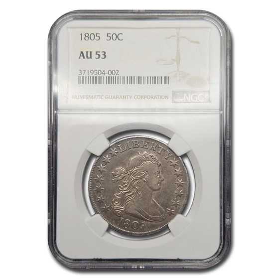 1805 Bust Half Dollar AU-53 NGC 1805 Bust Half Dollar AU-53 NGC