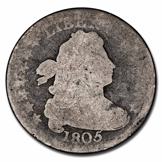 1805 Draped Bust Dime AG (4 Berries) 1805 Draped Bust Dime AG (4 Berries)