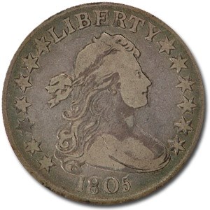 1805 Draped Bust Half Dollar VF-30 1805 Draped Bust Half Dollar VF-30