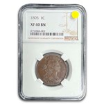 1805 Draped Bust Large Cent XF-40 NGC (Brown)