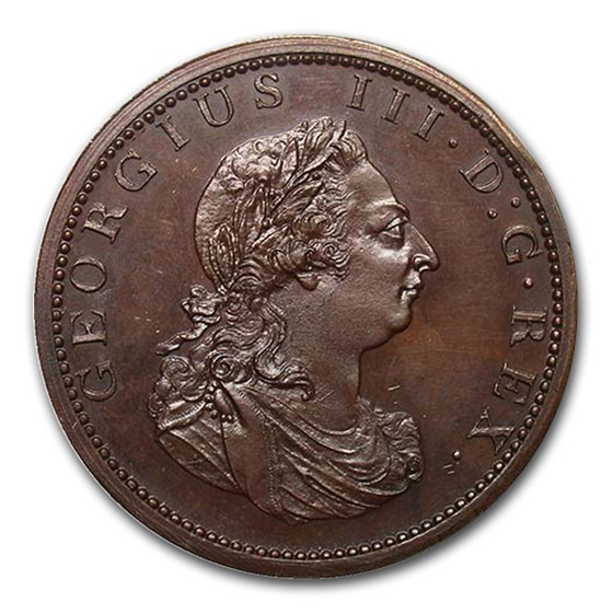 1805 Great Britain Twopence P-1313 Bronzed Restrike PF-64 BN NGC 1805 Great Britain Twopence P-1313 Bronzed Restrike PF-64 BN NGC