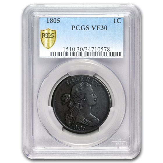 1805 Large Cent VF-30 PCGS 1805 Large Cent VF-30 PCGS