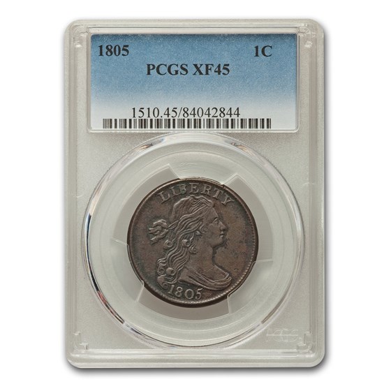 1805 Large Cent XF-45 PCGS (Brown) 1805 Large Cent XF-45 PCGS (Brown)