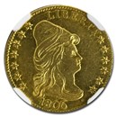 1806/5 $2.50 Capped Bust Gold Quarter Eagle AU-55 NGC (Stars 7x6) 1806/5 $2.50 Capped Bust Gold Quarter Eagle AU-55 NGC (Stars 7x6)