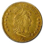 1806 $5 Capped Bust Gold Half Eagle MS-63 PCGS (BD-6, Knobbed 6)