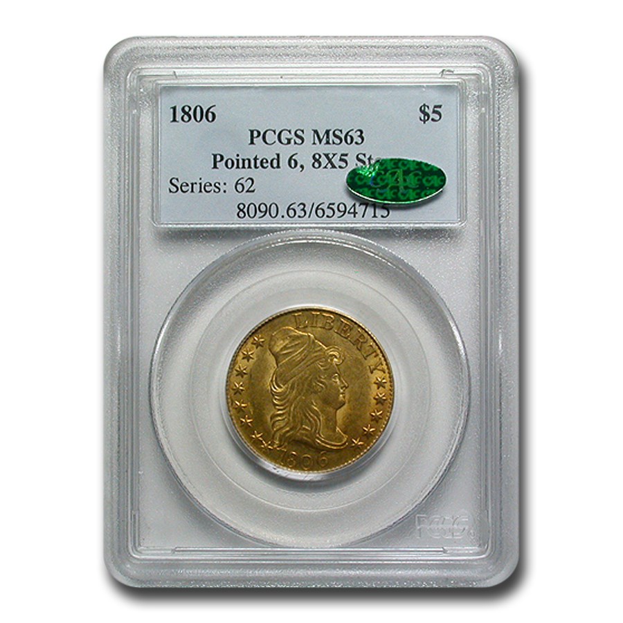 Buy 1806 Capped Bust Gold Half Eagle MS-63 PCGS CAC | APMEX