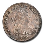 1806 Bust Half Dollar MS-63 NGC (O-121, Pointed 6, Stem)