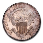 1806 Draped Bust Half Dollar AU-58 PCGS (O-115 Pointed 6, Stem)