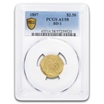1807 $2.50 Capped Bust Gold Quarter Eagle AU-58 PCGS