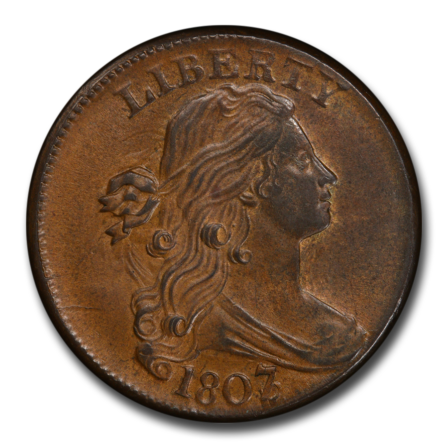 1807/6 (None) Phil Draped Bust Large Cent Large 7 Value | BN - APMEX
