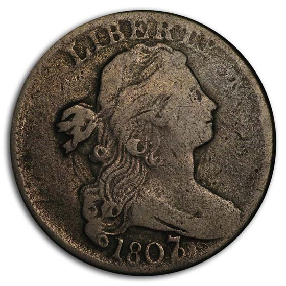 1807/6 Large Cent Fine 1807/6 Large Cent Fine