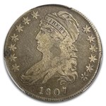 1807 Capped Bust Half Dollar Fine-12 PCGS (Large Stars, 50/20)