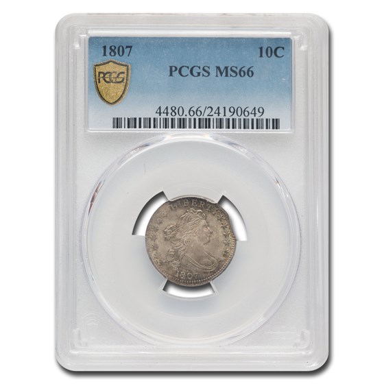 1807 Draped Bust Dime MS-66 PCGS 1807 Draped Bust Dime MS-66 PCGS