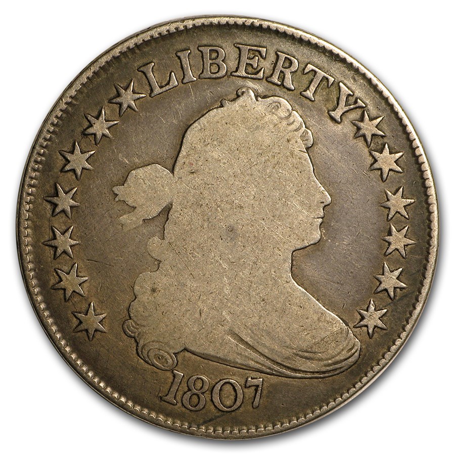 1807 Draped Bust Half Dollar VG