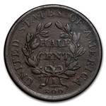 1807 Half Cent Fine