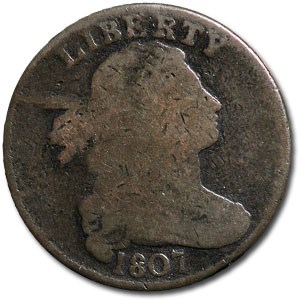 1807 Large Cent COMET Variety Good 1807 Large Cent COMET Variety Good