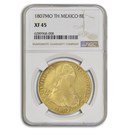 1807-Mo Mexico Gold 8 Escudos Charles IV XF-45 NGC