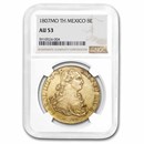 1807 Mo TH Mexico Gold 8 Escudos Charles IV AU-53 NGC