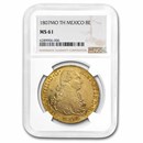 1807 Mo TH Mexico Gold 8 Escudos Charles IV MS-61 NGC