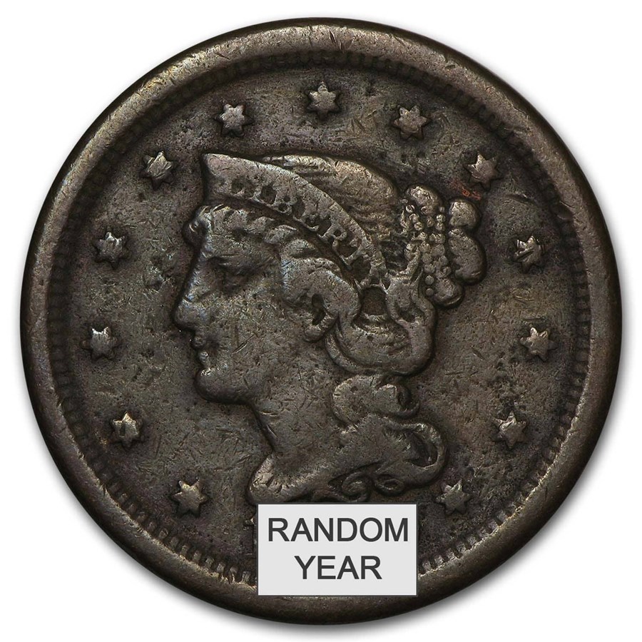 1808-1857 Large Cents Avg Circ